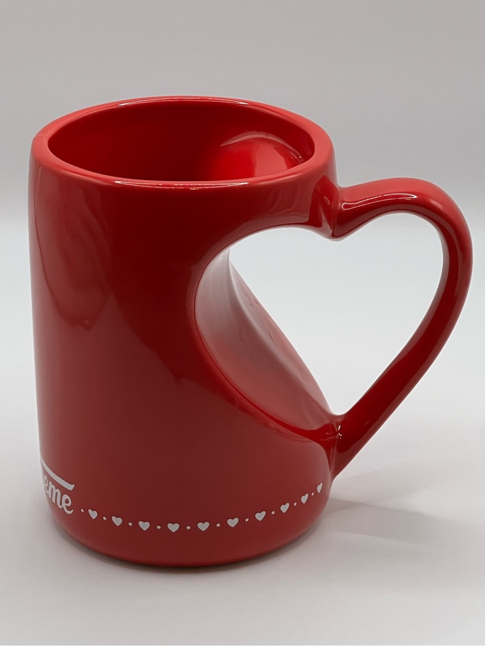 Krispy Kreme Red Heart Shaped Coffee Mug